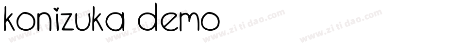 Konizuka Demo字体转换